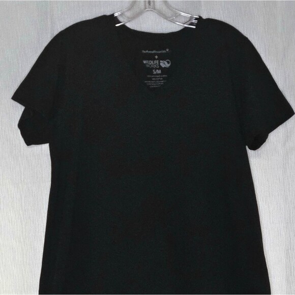 Animal Rescue Wildlife Works Black & Purple Calico Print in Cat Tee Shirt Dress - Picture 3 of 8